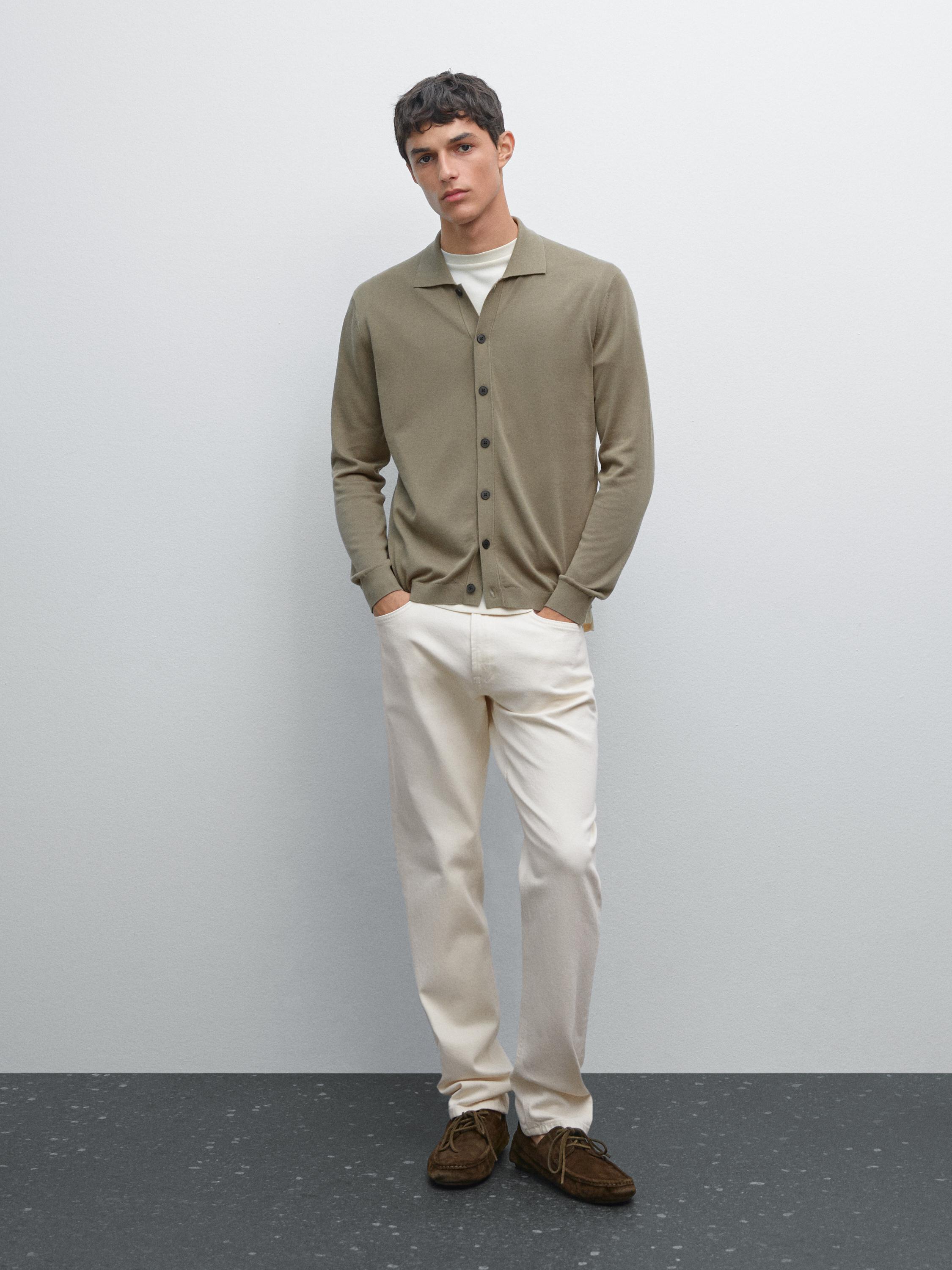 Cardigan coton